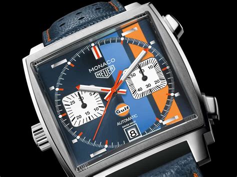 replica monaco gulf watch|steve mcqueen tag heuer.